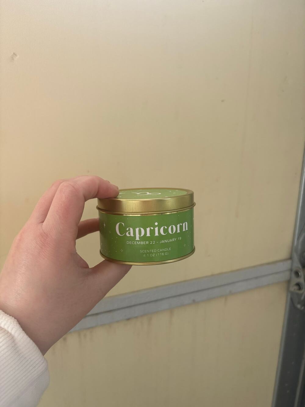 Capricorn zodiac scented candle new